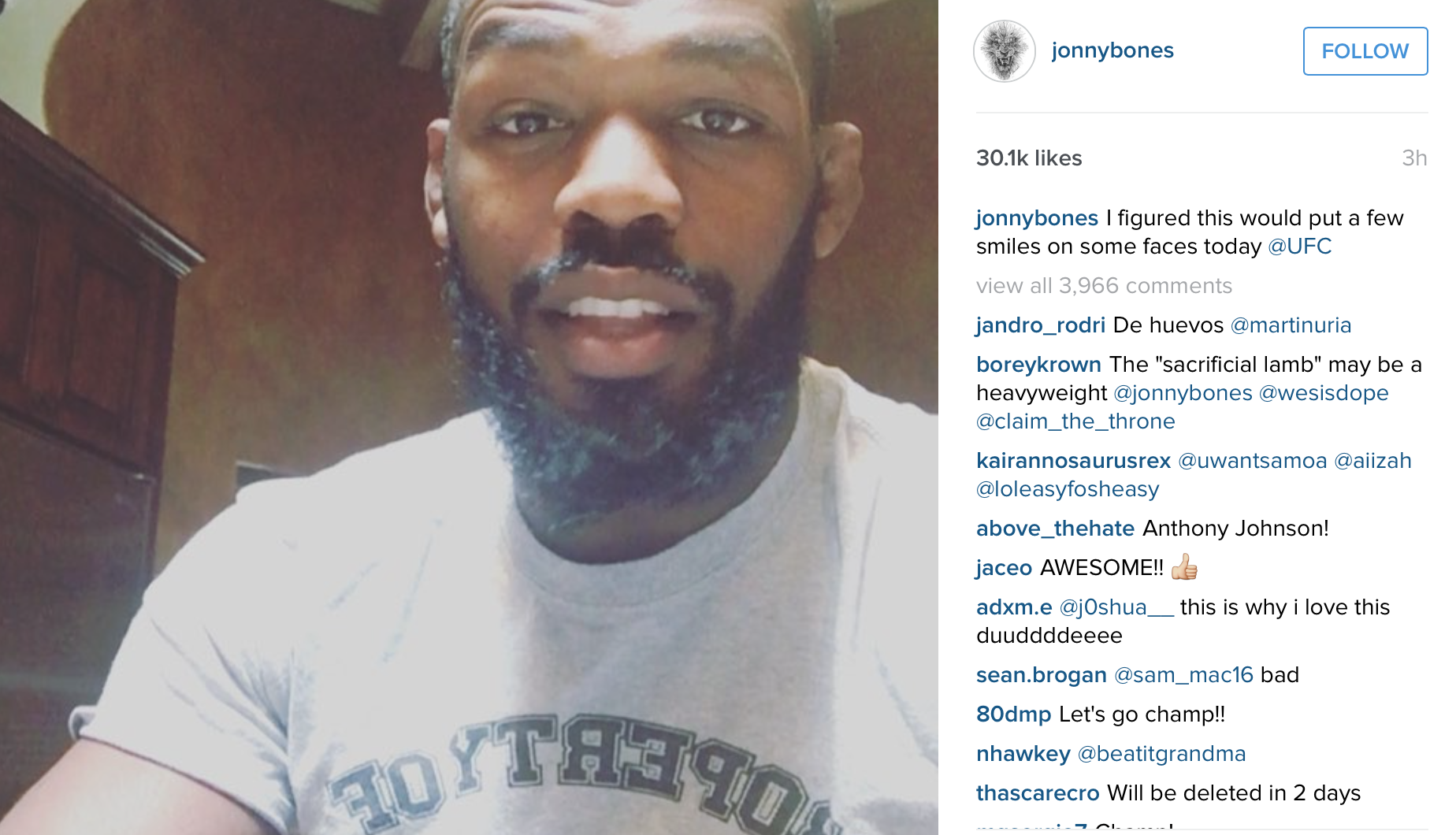 Jon Jones instagram Jon Jones instagram