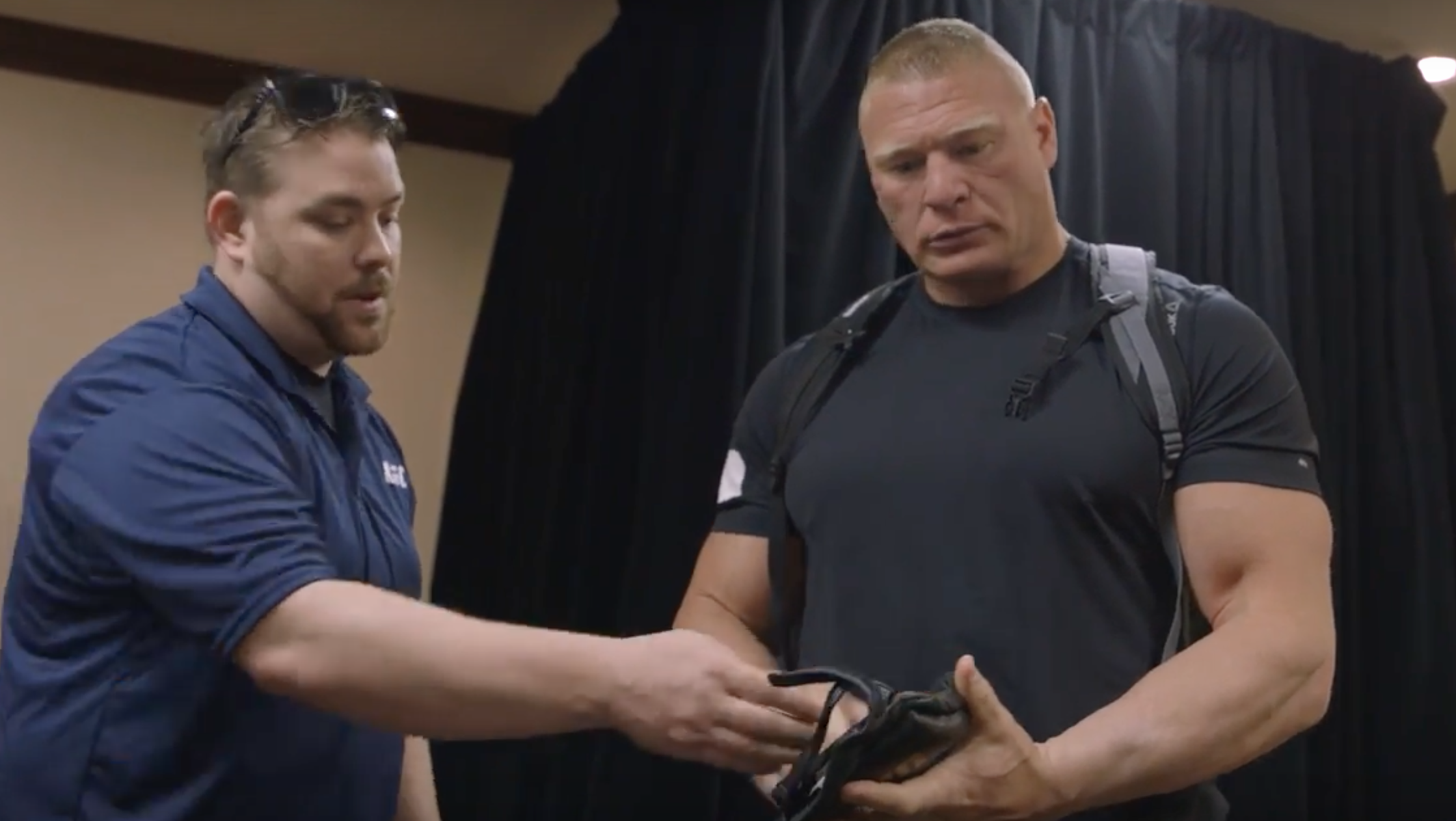 Brock Lesnar hanskar