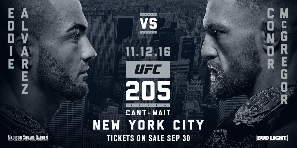 conor McGregor Eddie Alvarez UFC New York