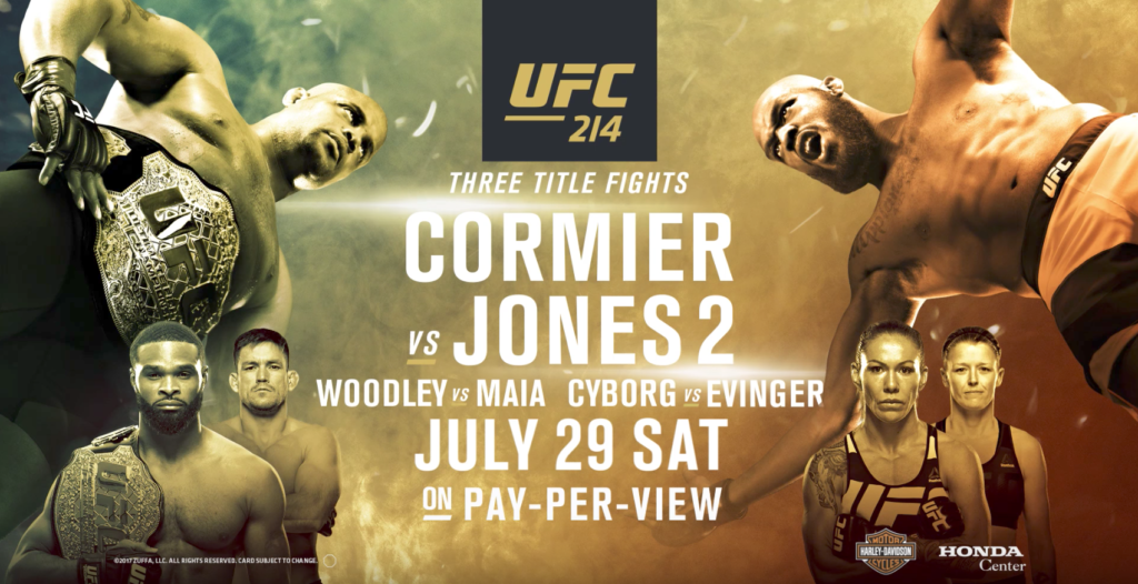 Hvenær byrjar UFC 214?